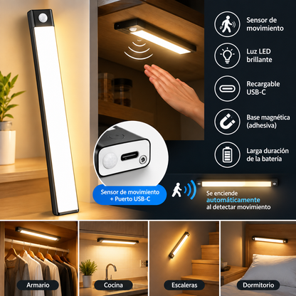 Luz LED con Sensor de Movimiento