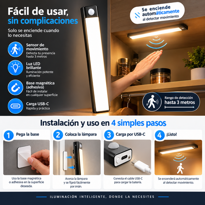 Luz LED con Sensor de Movimiento